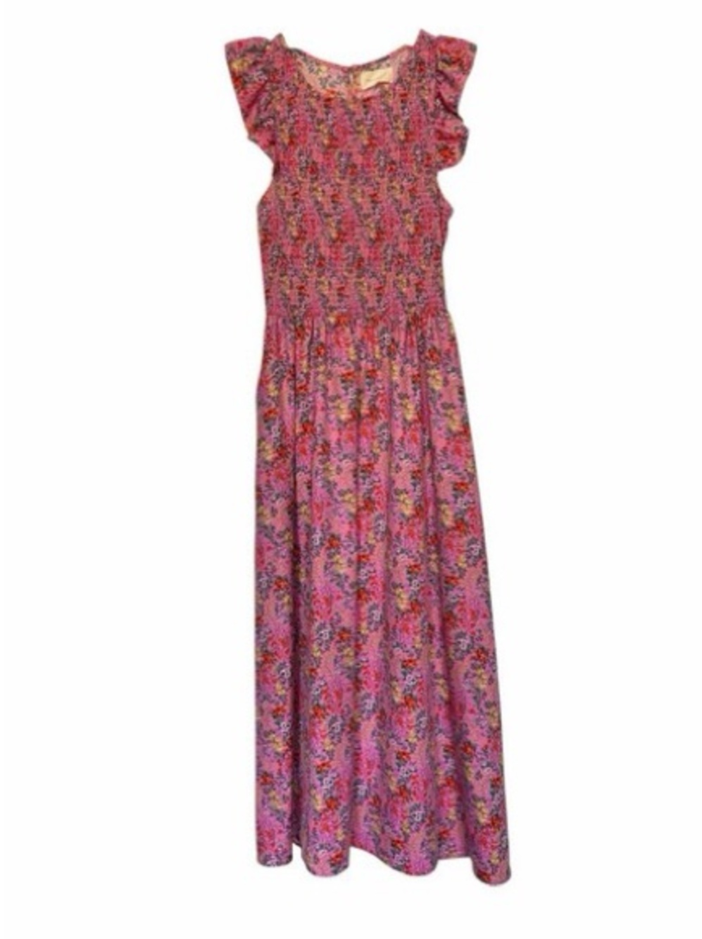 Melloday Pink Floral Maxi Dress